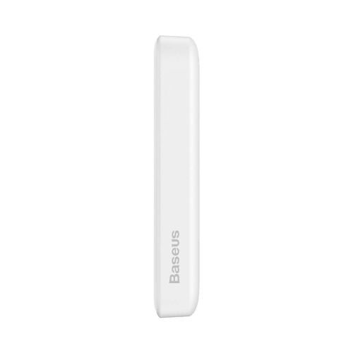 Baseus Преносима батерия Powerbank Magnetic Mini Wireless Quick charging (With Xiaobai Type-C to Type-C 60W (20V/3A) MagSafe 15W / PD 20W, 10000 mAh, White (PPCX070002)