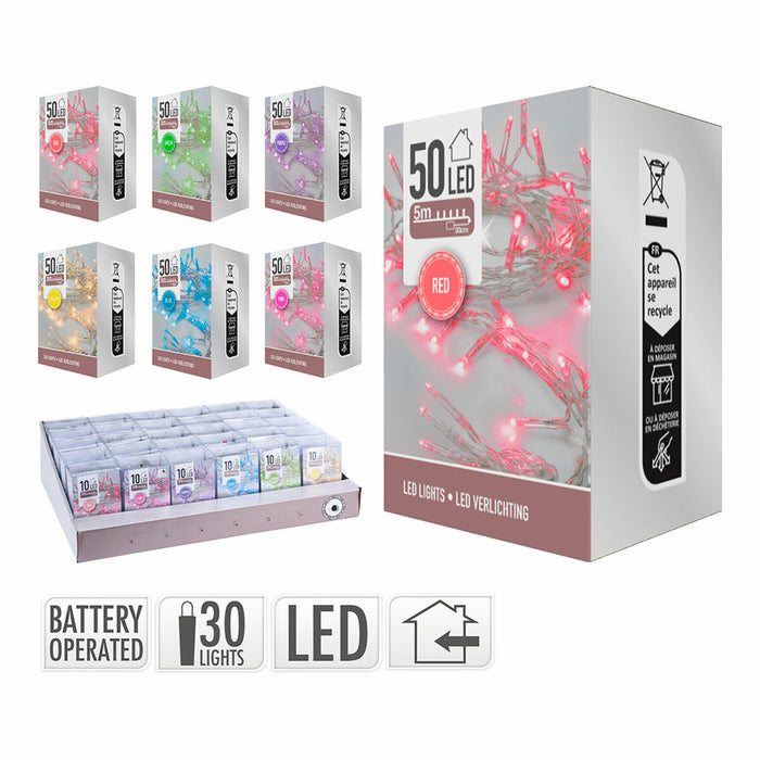 Гирлянда от LED Светлини BASIC & CO Топло Бяло 5 m