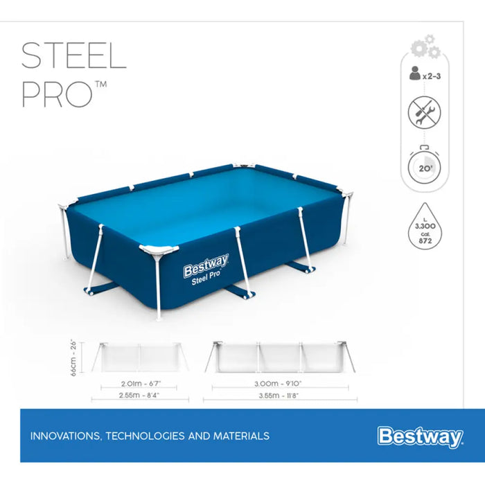 БАСЕЙН 300X201X66CM BESTWAY 56404