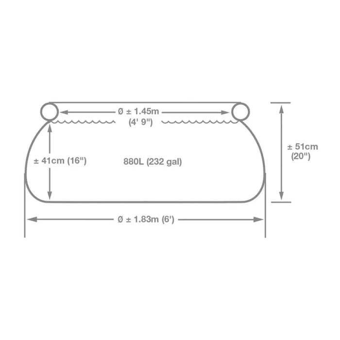БАСЕЙН Ф183Х51СМ INTEX 28101NP
