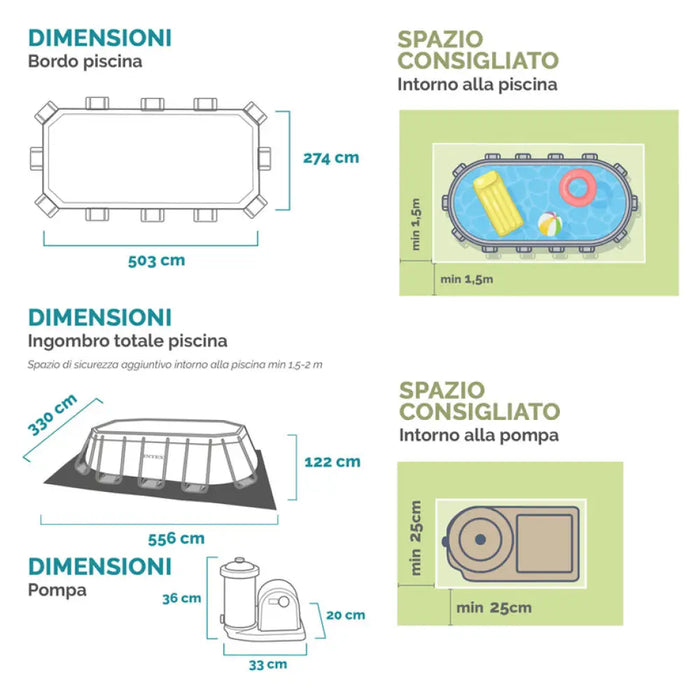 БАСЕЙН 503X274X122CM INTEX 26796NP