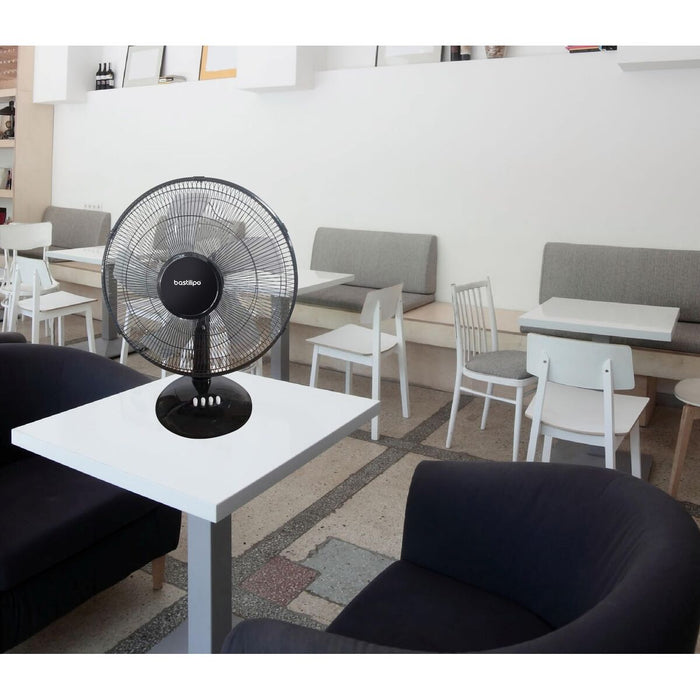 Настолен вентилатор Bastilipo BARROSA Черен 50 W