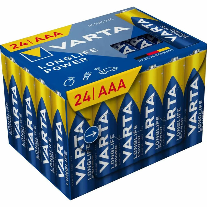 Батерии Varta longlife power aaa - lr03 1,5 V AAA LR03 (24