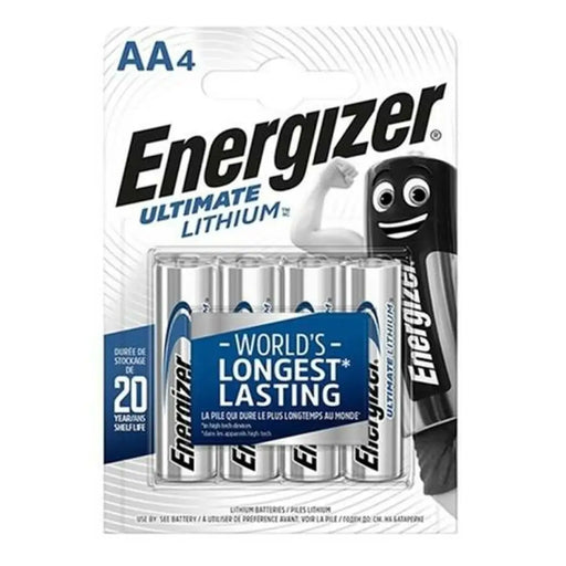 Батерии Energizer ULTIMATE LITHIUM 1,5 V 4 Части (12 броя)
