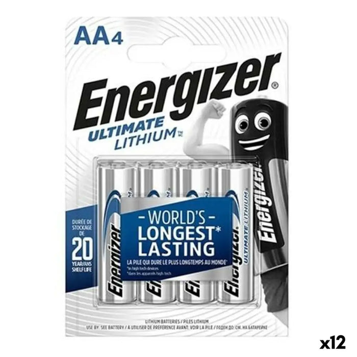 Батерии Energizer ULTIMATE LITHIUM 1,5 V 4 Части (12 броя)