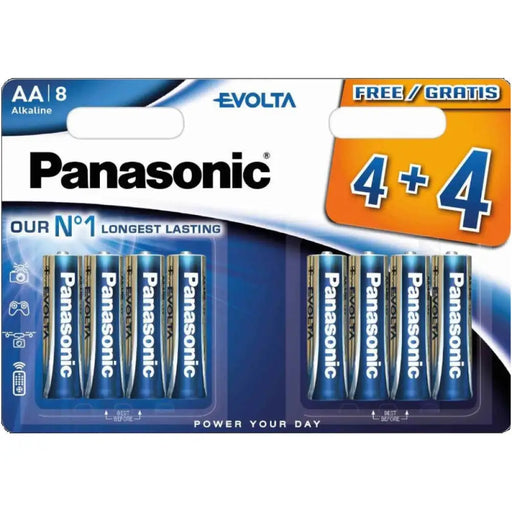 БАТЕРИИ LR6EGE/8BW 4 + 4F EVOLTA PANASONIC