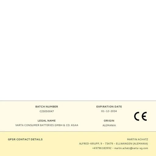 Батерии Varta longlife max power 1,5 V Вид C LR14 (2 броя)