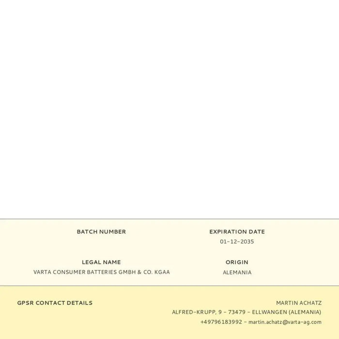 Батерии Varta longlife power aa - lr06 1,5 V AA LR06 (6