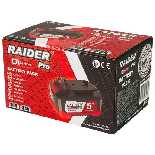 БАТЕРИЯ 20V 5AH RDP-R20 SYSTEM RAIDER PRO