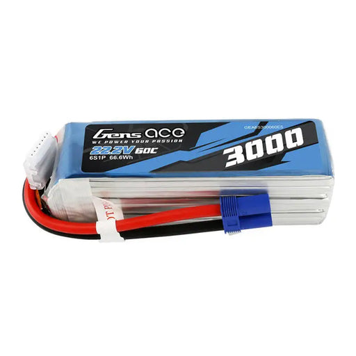 Батерия Gens ace 3000mAh 22.2V 60C 6S1P Lipo Battery