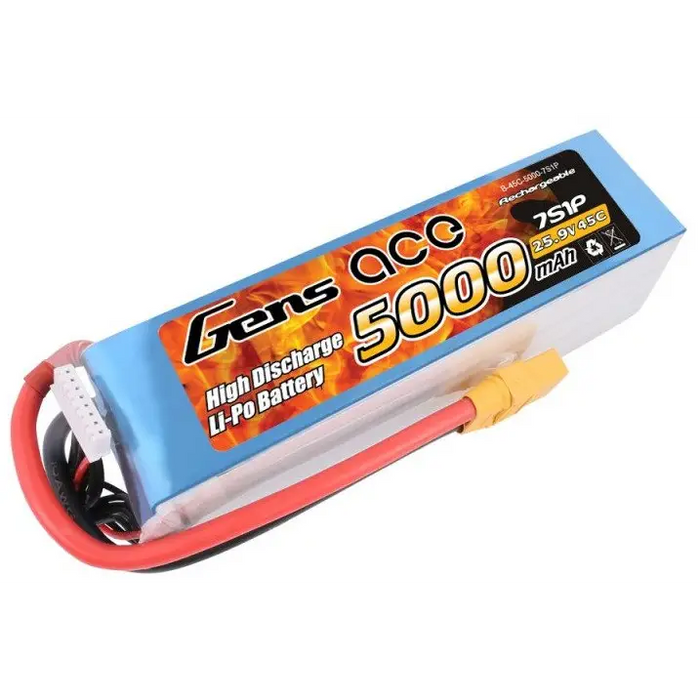 Батерия Gens Ace 5000mAh 25.9V 45C/7S1P XT90