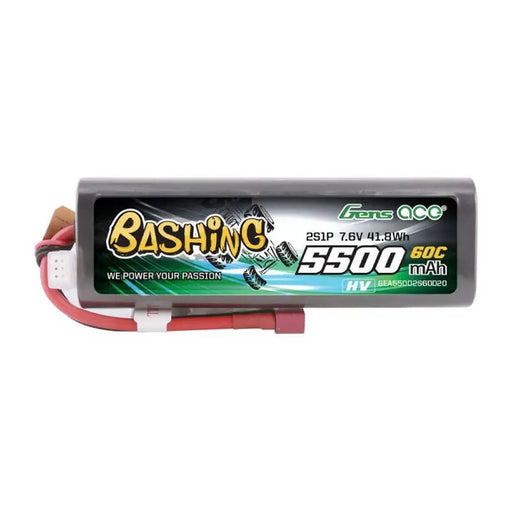 Батерия Gens ace 5500mAh 2S 7.6V 60C HardCase RC 20