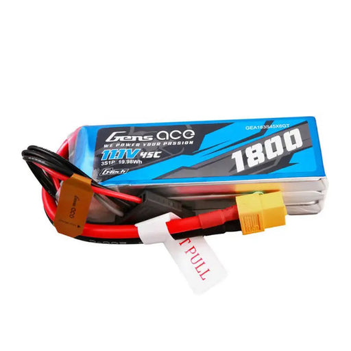 Батерия Gens Ace G-Tech 1800mAh 11.1V 45C 3S1P Lipo