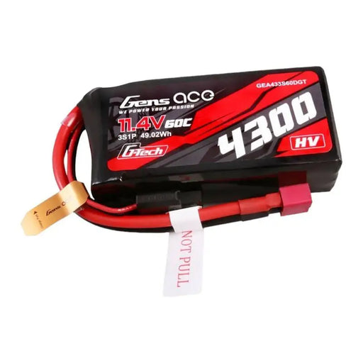 Батерия Gens Ace G-Tech 4300mAh 3S1P 11.4V 60C Lipo