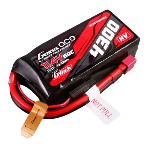 Батерия Gens Ace G-Tech 4300mAh 3S1P 11.4V 60C Lipo