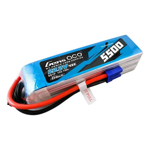 Батерия Gens ace G-Tech 5500mAh Lipo 22.2V 45C 6S1P