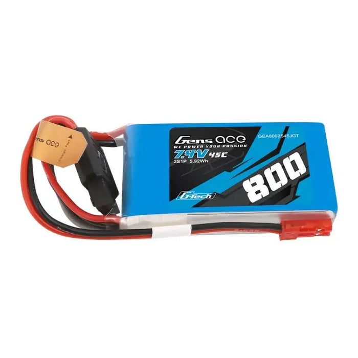 Батерия Gens ace G-Tech Lipo 800mah 7,4V 45C 2S1P