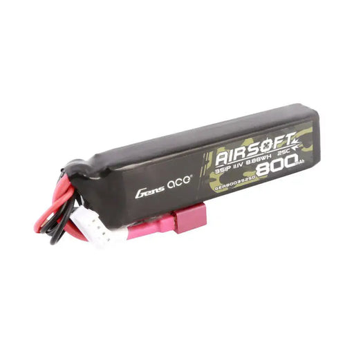 Батерия Gens Ace Lipo 800MAH 11.1V 25C 3S1P Airsoft