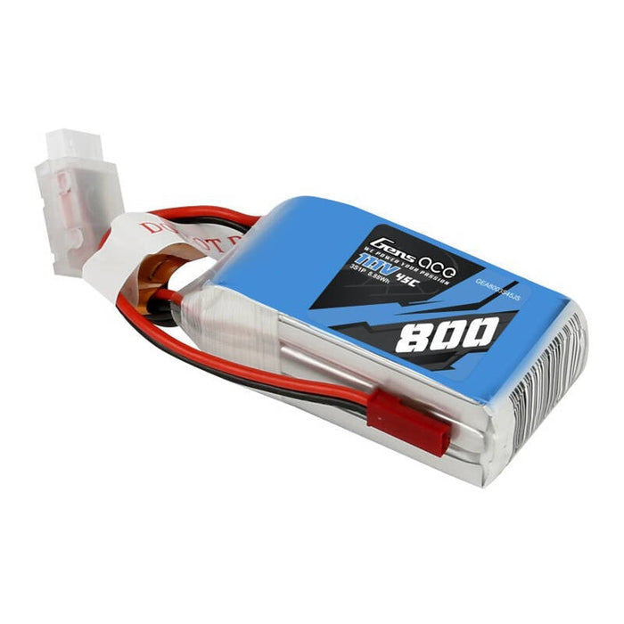 Батерия GensAce LiPo 800mAh 11.1V 45C 3S1P