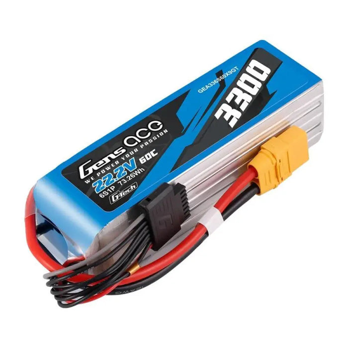 Батерия Lipo Gens Ace G-Tech 3300mAh 22.2V 60C 6S1P XT90