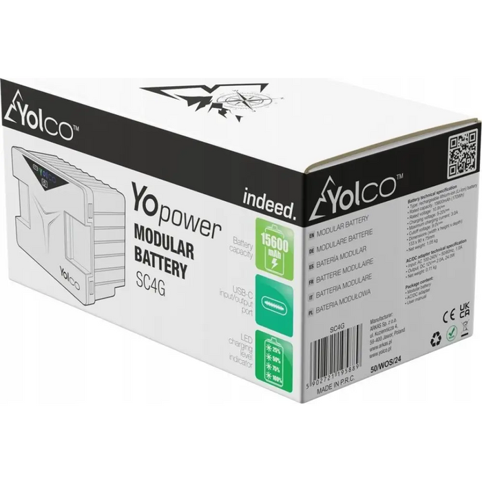 Bateria Modułowa Yopower SC4G SC4B do Lodówek Przenośnych