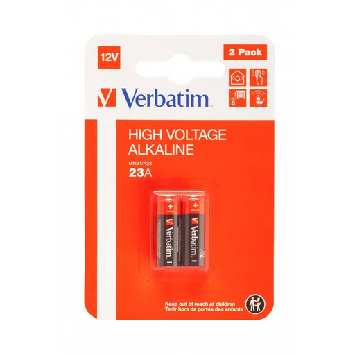 Батерия Verbatim ALKALINE BATTERY 12V 23A (MN21/A23) 2 PACK