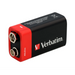 Батерия Verbatim ALKALINE BATTERY 9V 1 PACK (HANGCARD)