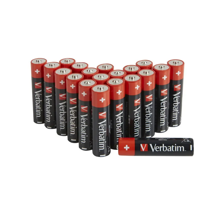 Батерия Verbatim ALKALINE BATTERY AA 20 PACK (HANGCARD)