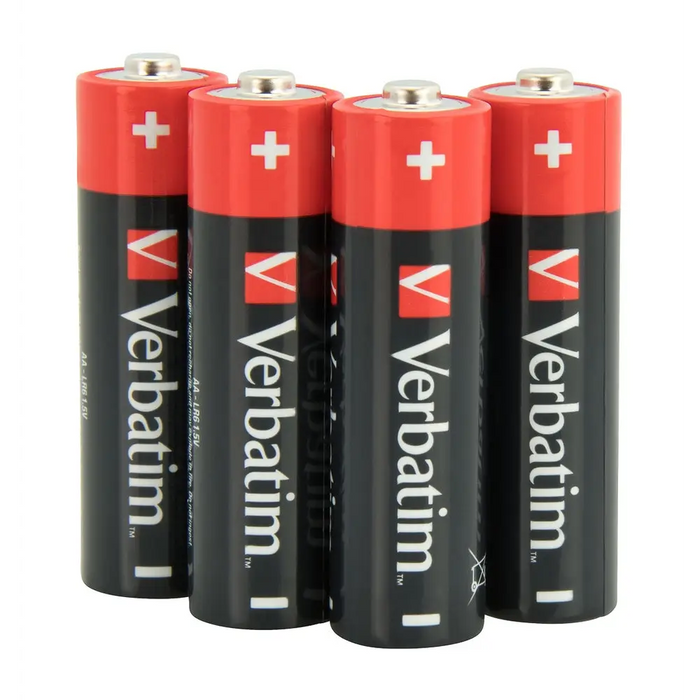 Батерия Verbatim ALKALINE BATTERY AA 4 PACK (HANGCARD)