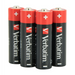 Батерия Verbatim ALKALINE BATTERY AA 4 PACK (HANGCARD)