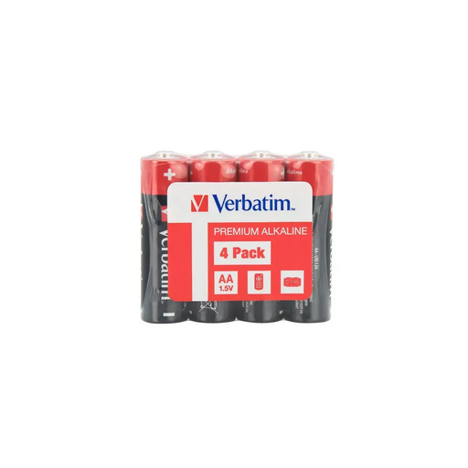 Батерия Verbatim ALKALINE BATTERY AA 4 PACK (SHRINK WRAP)