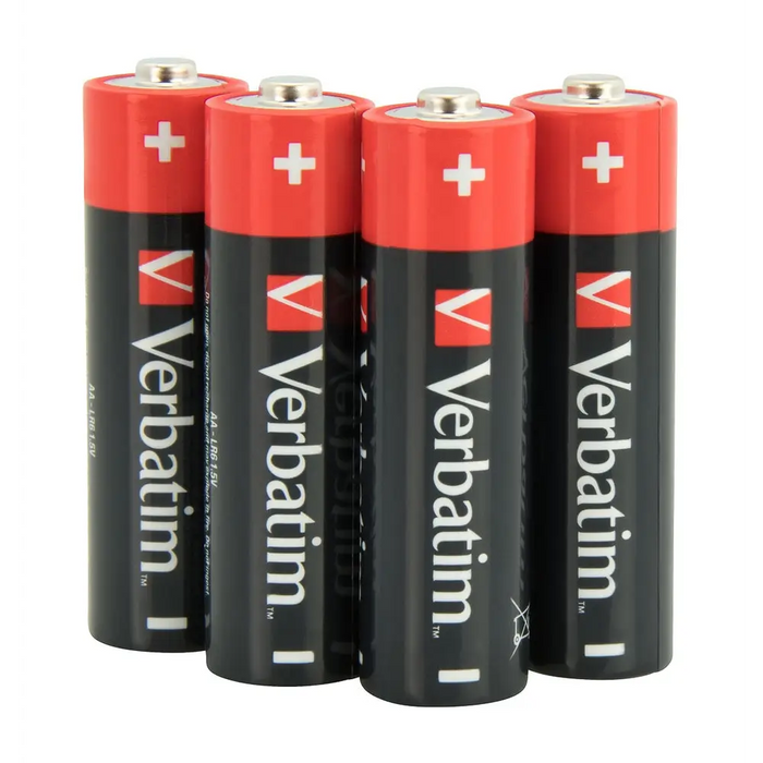 Батерия Verbatim ALKALINE BATTERY AA 4 PACK (SHRINK WRAP)