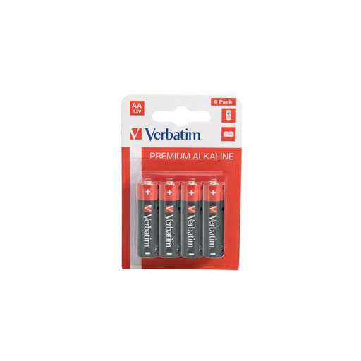 Батерия Verbatim ALKALINE BATTERY AA 8 PACK (HANGCARD)