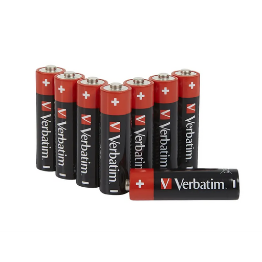 Батерия Verbatim ALKALINE BATTERY AA 8 PACK (HANGCARD)