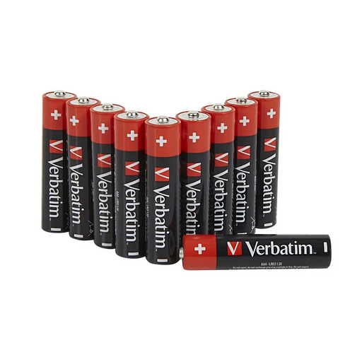 Батерия Verbatim ALKALINE BATTERY AAA 10 PACK (HANGCARD)