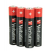 Батерия Verbatim ALKALINE BATTERY AAA 4 PACK (HANGCARD)