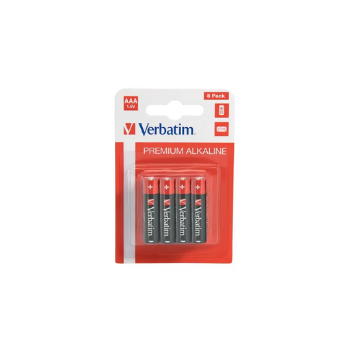 Батерия Verbatim ALKALINE BATTERY AAA 8 PACK (HANGCARD)