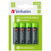 Батерия Verbatim RECHARGEABLE BATTERY AA 4 PACK / HR6