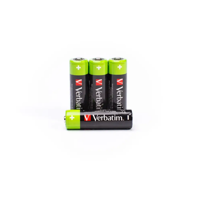 Батерия Verbatim RECHARGEABLE BATTERY AA 4 PACK / HR6