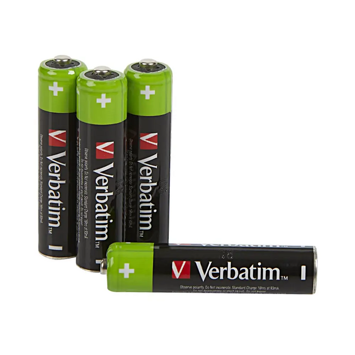 Батерия Verbatim RECHARGEABLE BATTERY AAA 4 PACK / HR03