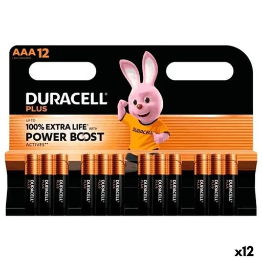 Батерии DURACELL PLUS POWER BOOST 1,5 V AAA 12 Части (12