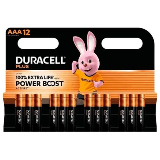 Батерии DURACELL PLUS POWER BOOST 1,5 V AAA 12 Части (12