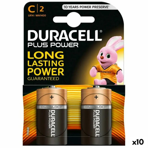 Батерии DURACELL Plus Power L2 CLR14 1,5 V LR14 (10 броя)