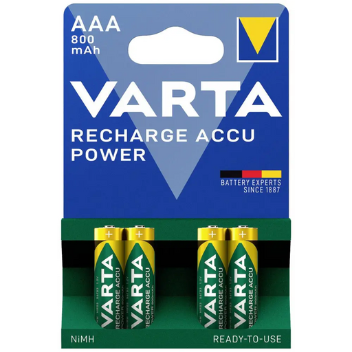 Батерии Varta RECH.ACCU POWER AAA 800mAh BLI 4