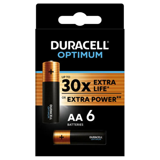 БАТЕРИИ OPTIMUM AA X6 DURACELL OPTIMUM AA X6