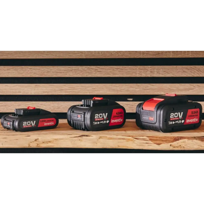 БАТЕРИЯ С ИНДИКАТОР 4AH 20V INVENTIV