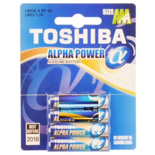БАТЕРИИ TOSHIBA ALPHA POWER AAA