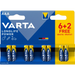 Батерии Varta LONGLIFE POWER AAA BLI 8 (6 + 2)