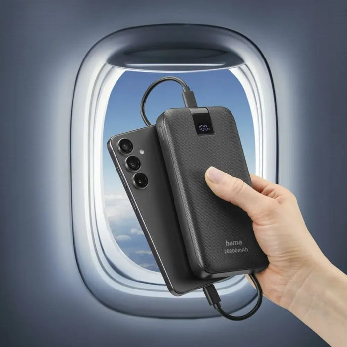 Батерия за лаптоп Hama 00201719 Антрацит 20000 mAh