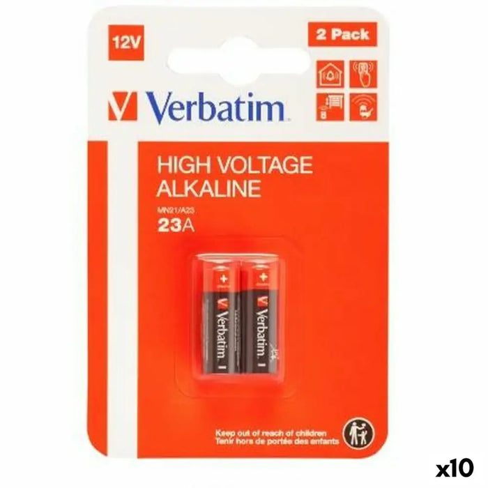 Батерии Verbatim 12 V LR23A (2 Части) (10 броя)